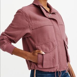 A&F Drapey bomber jacket